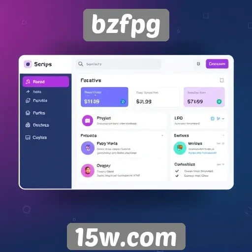 Interface do usuário do bzfpg é intuitiva e moderna